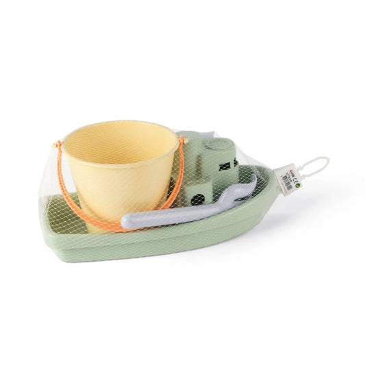 dantoy pastel -boat & sand set 4pc