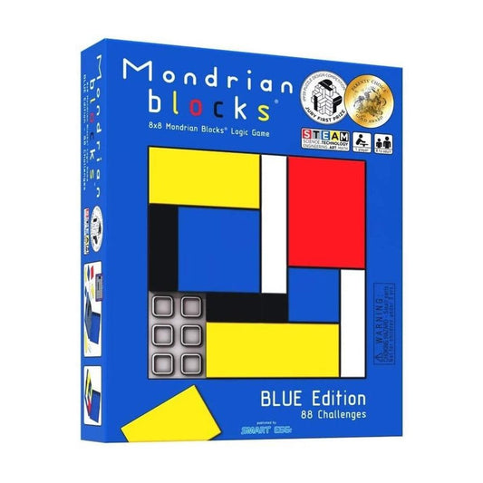 Mondrian blocks - blue edition