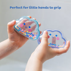 bath shakers - colourful clouds