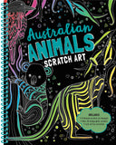 Scratch art - Australian animals