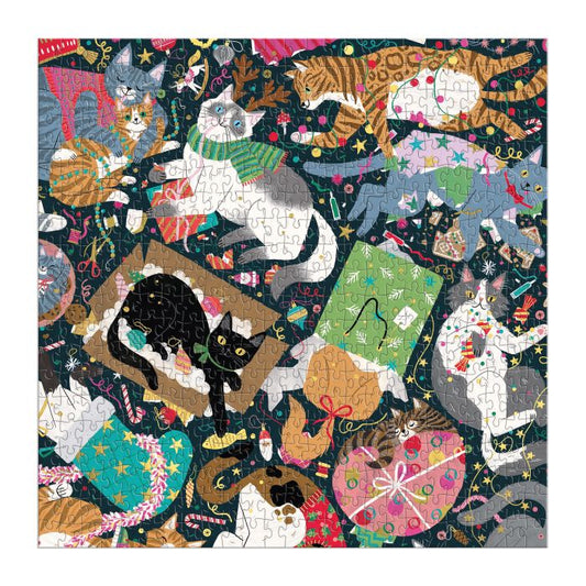 catmas chaos foil puzzle - 500pc
