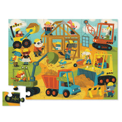 Classic floor puzzle 36pc - busy builders