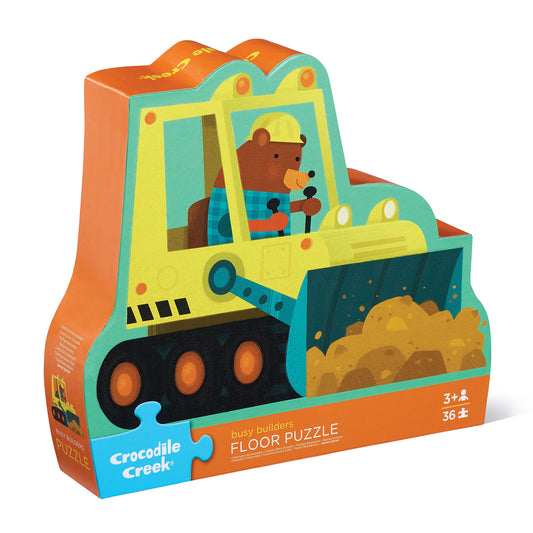 Classic floor puzzle 36pc - busy builders