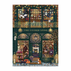 The Gilded Spine Foil Puzzle - 1000pc