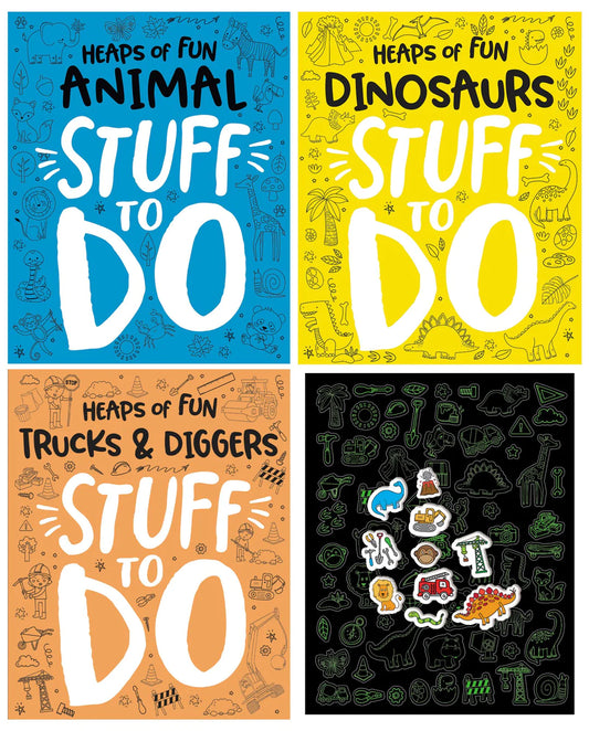 heaps of fun super-charged stuff to do - bubble sticker