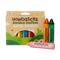 Honeysticks Beeswax Crayons Super Jumbos 7pk