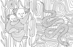 Colour vibes - Adult colouring book