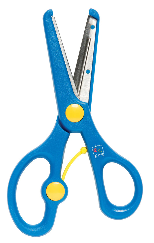 Safety scissors - spring assisted