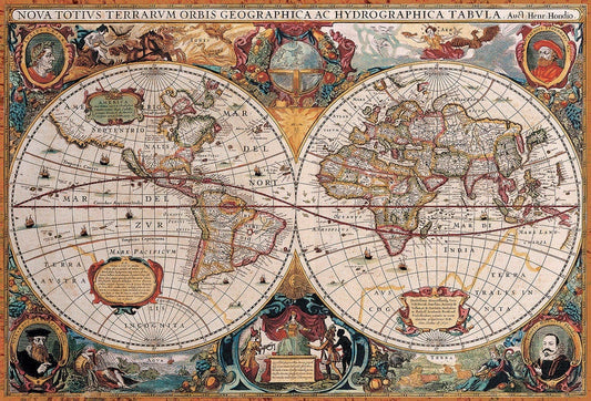 Antique World Map 2,000 pce puzzle