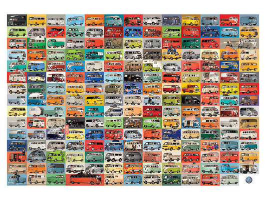 VW Groovy Bus 2,000 piece puzzle