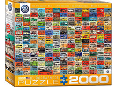 VW Groovy Bus 2,000 piece puzzle