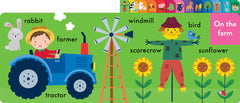 chunky tabbed board book - on the farm