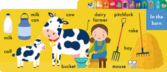 chunky tabbed board book - on the farm