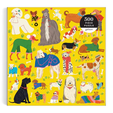 Galison - Fashionable Dogs 500 pc puzzle