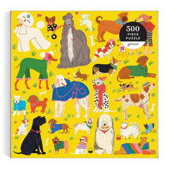 Galison - Fashionable Dogs 500 pc puzzle