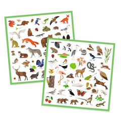 djeco - fauna 160 stickers