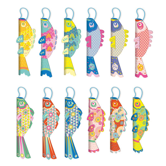janod - paper fish decorations