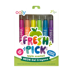 fresh pick apple scented crayons