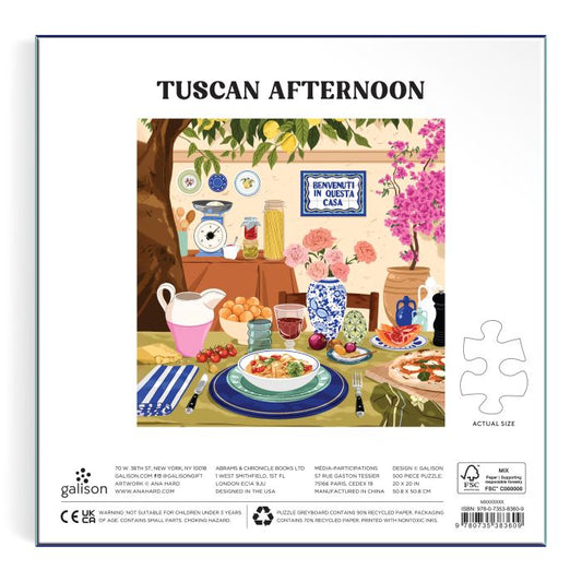 tuscan afternoon 500pc puzzle