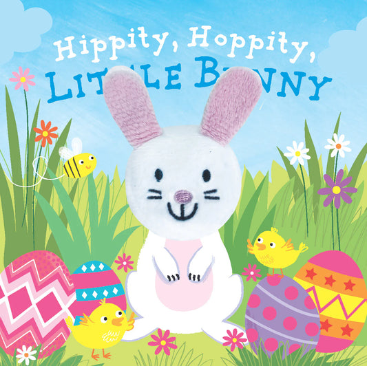 hippity hoppity little bunny puppet book