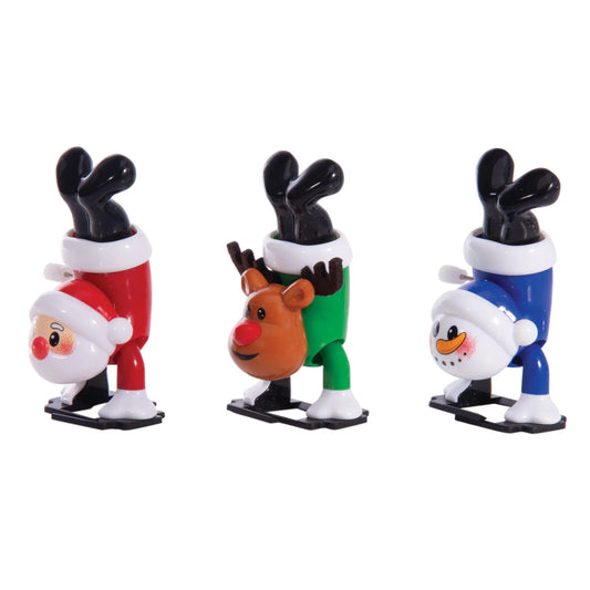 Wind Up Christmas Sprinters 3pcs