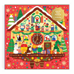 Mudpuppy - Christmas Time Foil Puzzle - 500pcs