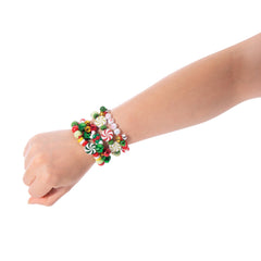 Festive friendship bracelet kit