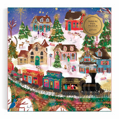 Galison - Joy Laforme Twinkletown Express Foil Puzzle - 1000pc