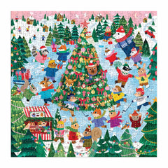Mudpuppy - Winter Whirl Family Puzzle-500pc