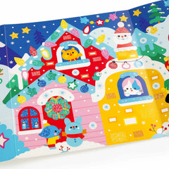 Mudpuppy - Christmas Cheer Sticker Sparkle Poster Activity Kit