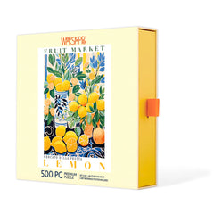 Werkshoppe 500pc premium puzzle - Fruit Market Lemons
