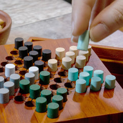 Luckies Iron & Glory-Chinese Checkers Multi-Coloured