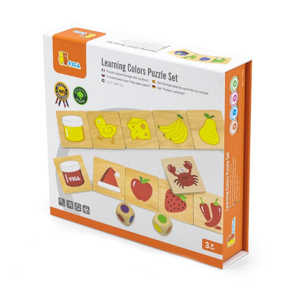 learning colours puzzle set
