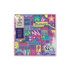 Broken Records Pop Stars Circular 200 piece jigsaw puzzle