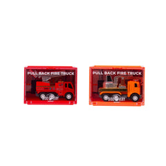 Discovery Zone - Pull Back Fire Trucks