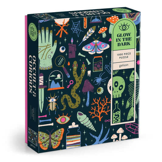 Occults and curious 1000 piece glow in the dark puzzle