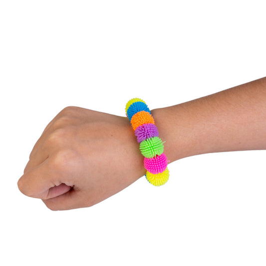 squishy bracelet pom pom