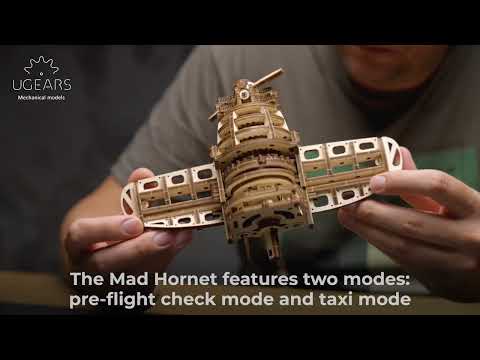 ugears mad hornet airplane