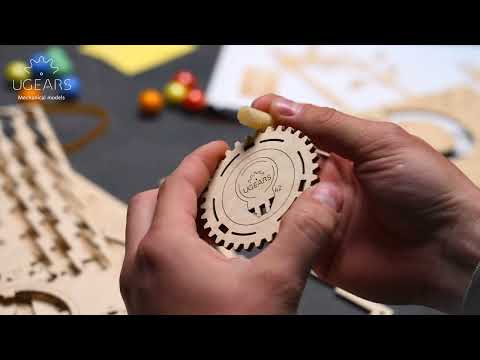 ugears marble run spiral hoist