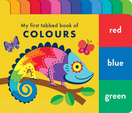 chunky tabbed board book - colours