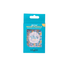 Gift card maze puzzle