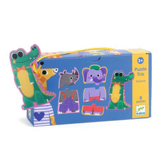 djeco - savana trio puzzle 24pc