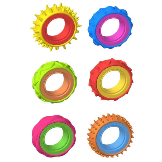 silicone rotating fidget ring