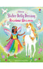 Sticker Dolly dressing rainbow unicorns