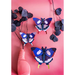 Studio Roof - Wall Art Butterflies  - Swallowtail butterfly (A4) set of 3