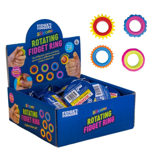 silicone rotating fidget ring