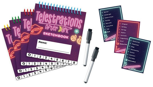 Telestrations After Dark -  8 player new edition (ages 17+)