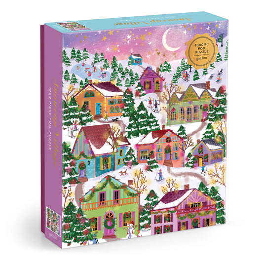 snowcap village puzzle - 1000pc