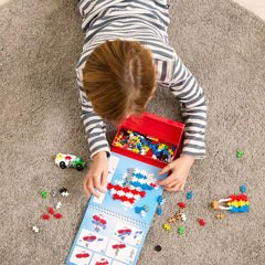 Plus-Plus - Activity Pad - Puzzle by Number - Transportation