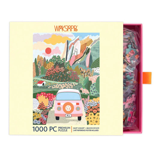 Workshoppe 1000pc premium puzzle - road trip